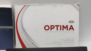 2013 Kia Optima Owners Manual Book Guide OEM Used Auto Parts - Oemusedautoparts1.com