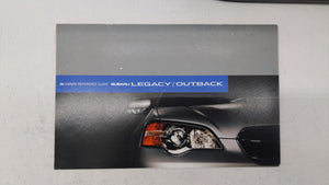 2006 Subaru Legacy Owners Manual Book Guide OEM Used Auto Parts - Oemusedautoparts1.com