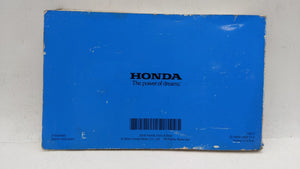 2005 Honda Civic Owners Manual Book Guide OEM Used Auto Parts - Oemusedautoparts1.com