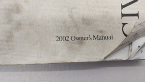 2002 Honda Civic Owners Manual Book Guide OEM Used Auto Parts - Oemusedautoparts1.com