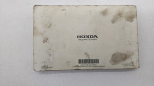 2002 Honda Civic Owners Manual Book Guide OEM Used Auto Parts - Oemusedautoparts1.com