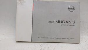 2007 Nissan Murano Owners Manual Book Guide OEM Used Auto Parts - Oemusedautoparts1.com