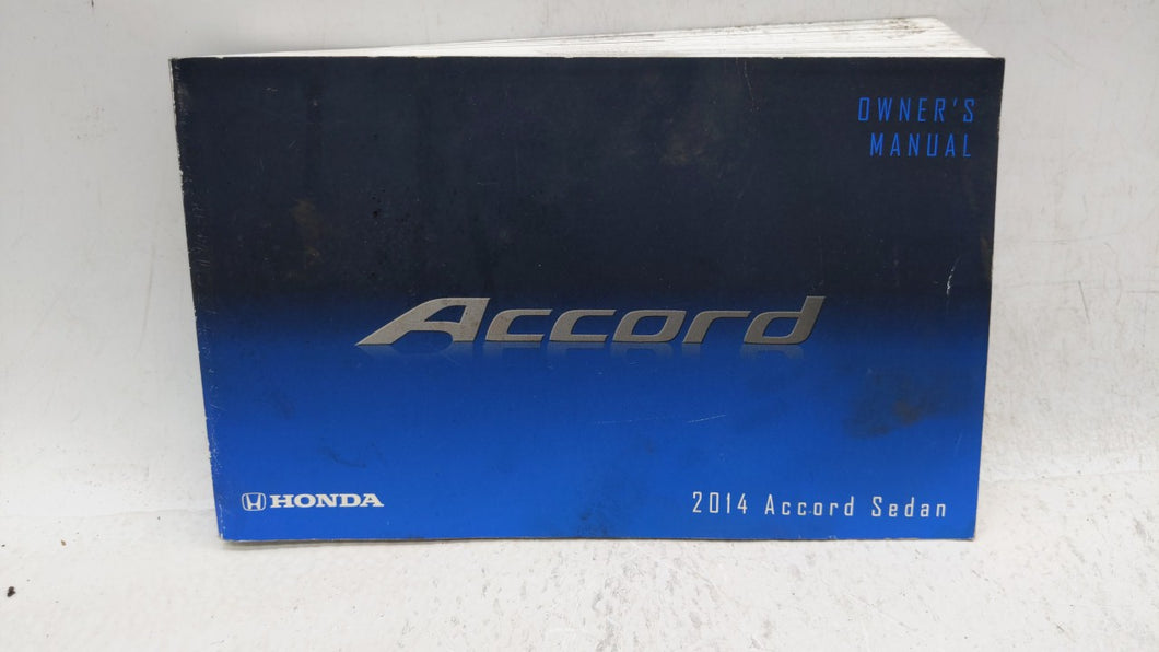 2014 Honda Accord Owners Manual Book Guide OEM Used Auto Parts - Oemusedautoparts1.com