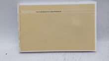 2007 Subaru Legacy Owners Manual Book Guide OEM Used Auto Parts - Oemusedautoparts1.com