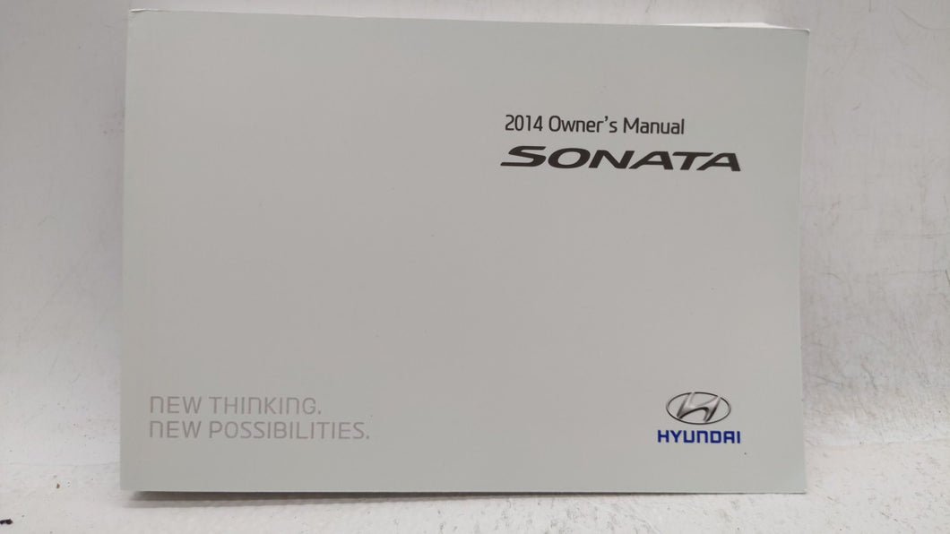 2014 Hyundai Sonata Owners Manual Book Guide OEM Used Auto Parts - Oemusedautoparts1.com