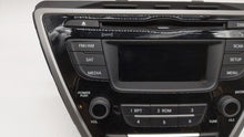 2014-2016 Hyundai Elantra Radio AM FM Cd Player Receiver Replacement P/N:961703X156GU 96170-3X156GU Fits 2014 2015 2016 OEM Used Auto Parts - Oemusedautoparts1.com