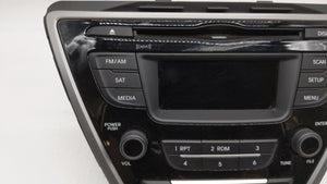 2014-2016 Hyundai Elantra Radio AM FM Cd Player Receiver Replacement P/N:961703X156GU 96170-3X156GU Fits 2014 2015 2016 OEM Used Auto Parts - Oemusedautoparts1.com