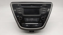 2014-2016 Hyundai Elantra Radio AM FM Cd Player Receiver Replacement P/N:961703X156GU 96170-3X156GU Fits 2014 2015 2016 OEM Used Auto Parts - Oemusedautoparts1.com