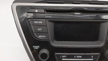 2014-2016 Hyundai Elantra Radio AM FM Cd Player Receiver Replacement P/N:961703X156GU 96170-3X156GU Fits 2014 2015 2016 OEM Used Auto Parts - Oemusedautoparts1.com