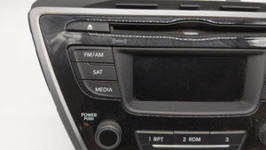 2014-2016 Hyundai Elantra Radio AM FM Cd Player Receiver Replacement P/N:961703X156GU 96170-3X156GU Fits 2014 2015 2016 OEM Used Auto Parts - Oemusedautoparts1.com