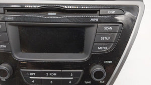 2014-2016 Hyundai Elantra Radio AM FM Cd Player Receiver Replacement P/N:961703X156GU 96170-3X156GU Fits 2014 2015 2016 OEM Used Auto Parts - Oemusedautoparts1.com