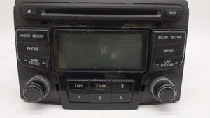 2012-2015 Hyundai Sonata Radio AM FM Cd Player Receiver Replacement P/N:96180-3Q600 96180-3Q700 Fits 2012 2013 2014 2015 OEM Used Auto Parts - Oemusedautoparts1.com