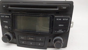 2012-2015 Hyundai Sonata Radio AM FM Cd Player Receiver Replacement P/N:96180-3Q600 96180-3Q700 Fits 2012 2013 2014 2015 OEM Used Auto Parts - Oemusedautoparts1.com