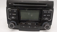 2011 Hyundai Sonata Radio AM FM Cd Player Receiver Replacement P/N:96180-3Q000 96180-3Q000XX1 Fits OEM Used Auto Parts - Oemusedautoparts1.com