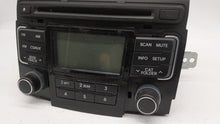 2011 Hyundai Sonata Radio AM FM Cd Player Receiver Replacement P/N:96180-3Q000 96180-3Q000XX1 Fits OEM Used Auto Parts - Oemusedautoparts1.com