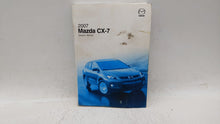 2007 Mazda Cx-7 Owners Manual Book Guide OEM Used Auto Parts - Oemusedautoparts1.com