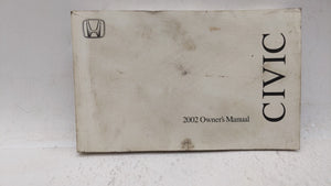 2002 Honda Civic Owners Manual Book Guide OEM Used Auto Parts - Oemusedautoparts1.com