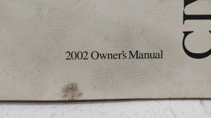 2002 Honda Civic Owners Manual Book Guide OEM Used Auto Parts - Oemusedautoparts1.com