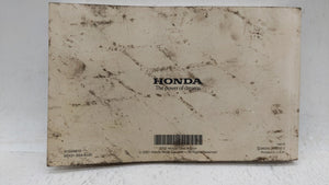 2002 Honda Civic Owners Manual Book Guide OEM Used Auto Parts - Oemusedautoparts1.com