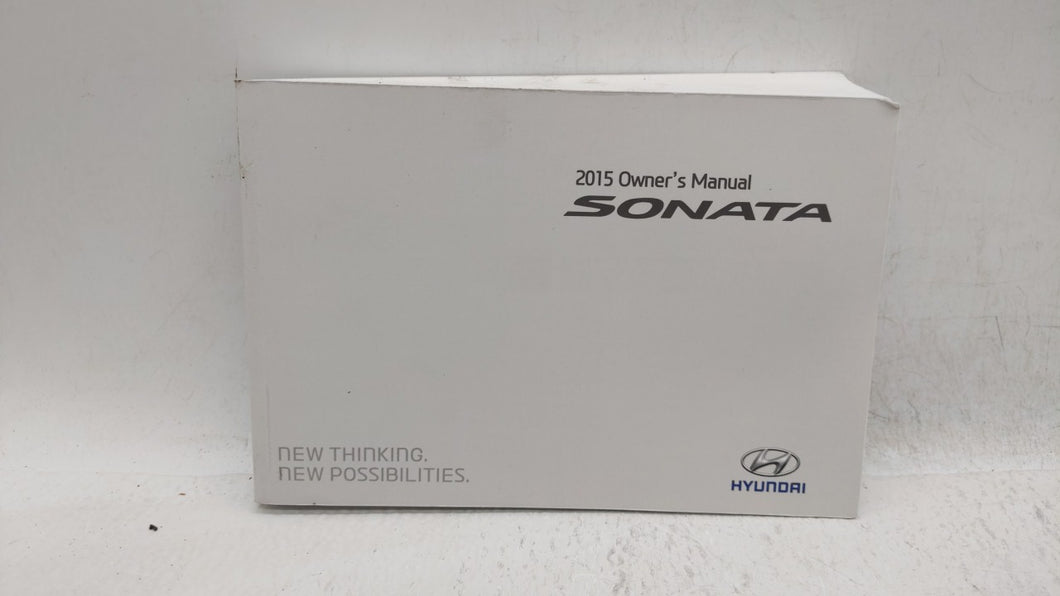 2015 Hyundai Sonata Owners Manual Book Guide OEM Used Auto Parts - Oemusedautoparts1.com