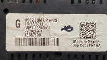 2012 Ford Explorer Instrument Cluster Speedometer Gauges P/N:CB5T-10849-GE CB5T-10849-GD Fits OEM Used Auto Parts - Oemusedautoparts1.com