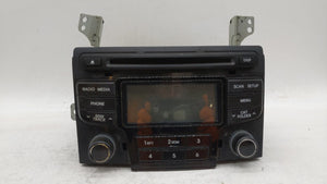 2012-2015 Hyundai Sonata Radio AM FM Cd Player Receiver Replacement P/N:96180-3Q600 96180-3Q700 Fits 2012 2013 2014 2015 OEM Used Auto Parts - Oemusedautoparts1.com