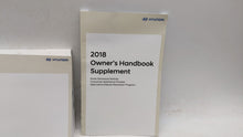 2018 Hyundai Sonata Owners Manual Book Guide OEM Used Auto Parts