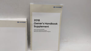 2018 Hyundai Sonata Owners Manual Book Guide OEM Used Auto Parts