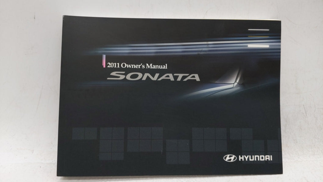 2011 Hyundai Sonata Owners Manual Book Guide OEM Used Auto Parts