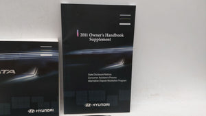 2011 Hyundai Sonata Owners Manual Book Guide OEM Used Auto Parts