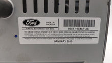 2010 Ford Fusion Radio AM FM Cd Player Receiver Replacement P/N:9E5T-19C157-AC Fits OEM Used Auto Parts - Oemusedautoparts1.com