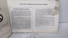 2007 Toyota Camry Owners Manual Book Guide OEM Used Auto Parts