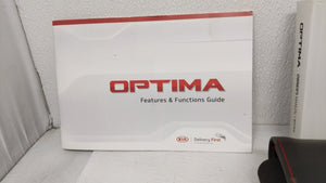 2016 Kia Optima Owners Manual Book Guide OEM Used Auto Parts - Oemusedautoparts1.com