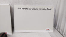 2016 Kia Optima Owners Manual Book Guide OEM Used Auto Parts - Oemusedautoparts1.com