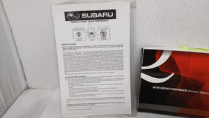 2010 Subaru Legacy Owners Manual Book Guide OEM Used Auto Parts