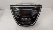 2014-2016 Hyundai Elantra Radio AM FM Cd Player Receiver Replacement P/N:961703X156GU 96170-3X156GU Fits 2014 2015 2016 OEM Used Auto Parts - Oemusedautoparts1.com