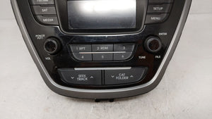 2014-2016 Hyundai Elantra Radio AM FM Cd Player Receiver Replacement P/N:961703X156GU 96170-3X156GU Fits 2014 2015 2016 OEM Used Auto Parts - Oemusedautoparts1.com