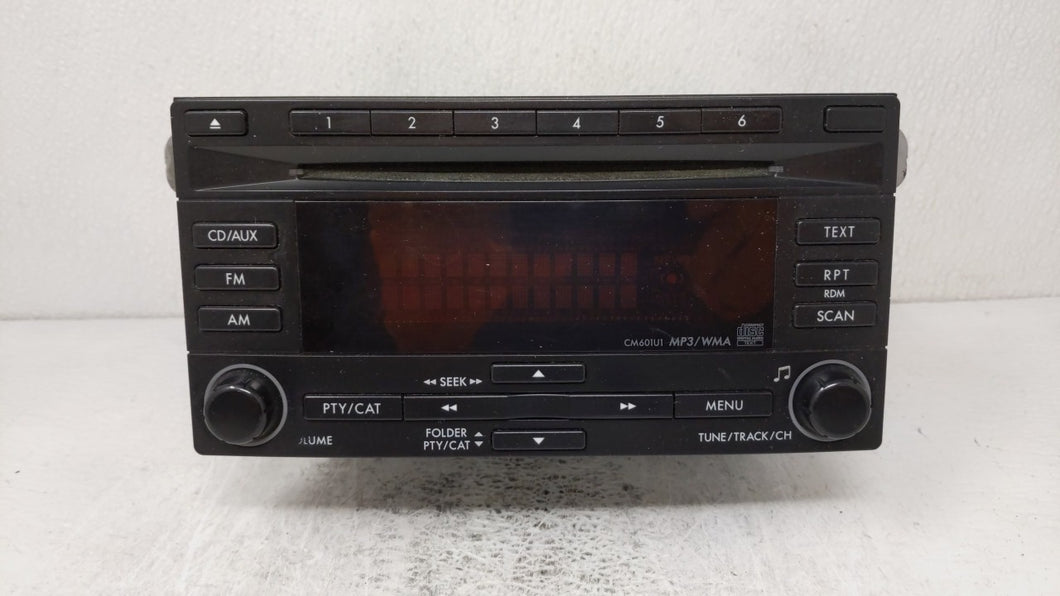 2012 Subaru Impreza Radio AM FM Cd Player Receiver Replacement P/N:86201FJ620 96201FJ600 Fits OEM Used Auto Parts - Oemusedautoparts1.com