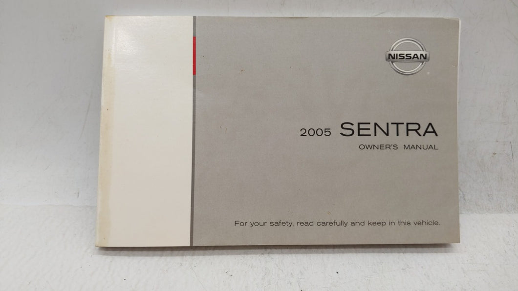 2005 Nissan Sentra Owners Manual Book Guide OEM Used Auto Parts