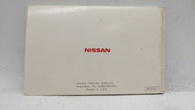 2005 Nissan Sentra Owners Manual Book Guide OEM Used Auto Parts