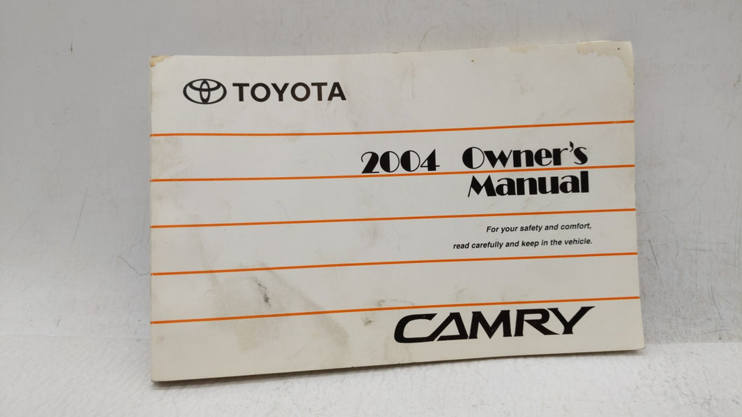 2004 Toyota Camry Owners Manual Book Guide OEM Used Auto Parts