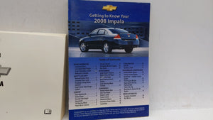 2008 Chevrolet Impala Owners Manual Book Guide OEM Used Auto Parts - Oemusedautoparts1.com