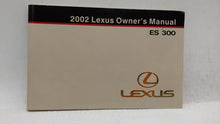 2002 Lexus Es300 Owners Manual Book Guide OEM Used Auto Parts - Oemusedautoparts1.com