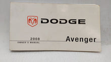 2008 Dodge Avenger Owners Manual Book Guide OEM Used Auto Parts