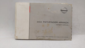 2004 Nissan Pathfinder Armada Owners Manual Book Guide OEM Used Auto Parts