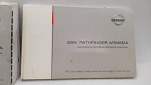 2004 Nissan Pathfinder Armada Owners Manual Book Guide OEM Used Auto Parts