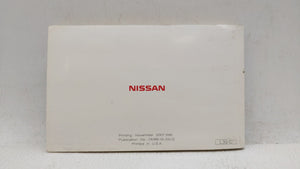 2008 Nissan Altima Owners Manual Book Guide OEM Used Auto Parts