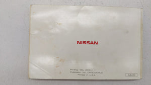 2007 Nissan Maxima Owners Manual Book Guide OEM Used Auto Parts