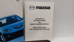 2006 Mazda 3 Owners Manual Book Guide OEM Used Auto Parts