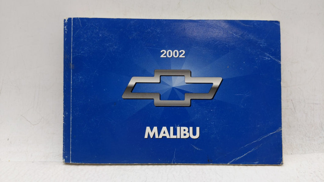 2002 Chevrolet Malibu Owners Manual Book Guide OEM Used Auto Parts